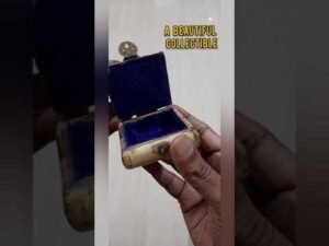 Antique/Vintage Rare Camel Bone Jewelry Box #shorts