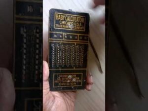 Antique 1923 Baby Calculator, Made in USA #shorts