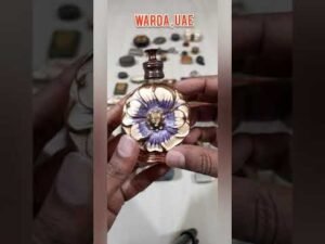 Glass Enameled Perfume Bottle #shorts