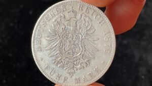 1876 Prussia Germany 5 Mark Coin • Values, Information, Mintage, History, and More