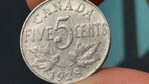1928 Canada 5 Cent Coin • Values, Information, Mintage, History, and More