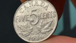 1936 Canada 5 Cent Coin • Values, Information, Mintage, History, and More