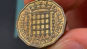 1960 United Kingdom Three Pence / 3 Pence Coin • Values, Information, Mintage, History, and More