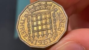 1961 United Kingdom Three Pence / 3 Pence Coin • Values, Information, Mintage, History, and More