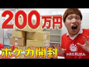 【破天荒】200万円ポケカ開封!! 内容丸投げで大量に仕入れた結果…【海外版】Open 2million JPY PTCG