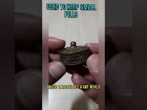 Vintage Miniature Trinket Box (Copper Oval shaped) #shorts