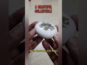 Vintage Ceramic Floral Paper Weight #shorts