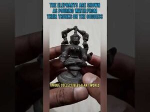 Antique/Vintage Gajalaxmi (Laxmi with Elephants) Bronze Statue #shorts