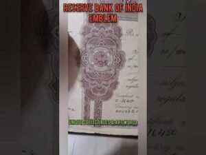Scripophily – Reserve Bank Of India, Share Certificate ,1935, Calcutta Register #shorts