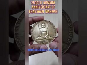 2500th Nirvana Anniversary Medallion of Bhagawan (lord) Mahavir #shorts