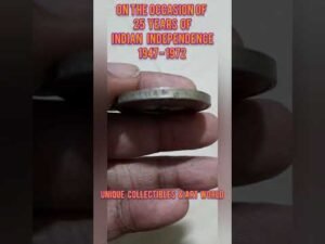 Indian 25th Independence Anniversary Medal 1947 – 1972 #shorts