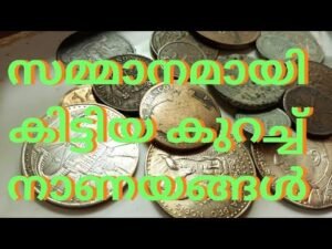 Coin collection | സമ്മാനമായി കിട്ടിയ കുറച്ച് നാണയങ്ങൾ.