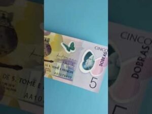 5 dobras SAO TOME and PRINCIPE 🇸🇹😍🥰 #banknotecoinstamp #banknotes #coins #dobras