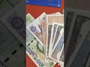 Whole lots of Banknotes and coins