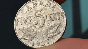 1927 Canada 5 Cent Coin • Values, Information, Mintage, History, and More
