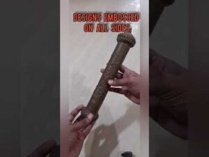 Vintage Brass Cylindrical Scroll Case #shorts