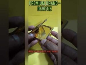 Visiting Cards Holder – Metal ( Gold plated) Devotie Brand #shorts