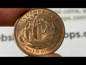1964 United Kingdom Half Penny 1/2 Penny Coin • Values, Information, Mintage, History, and More