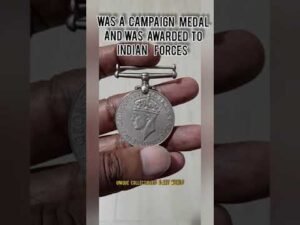 India Service Medal 1939 – 1945, 2nd World War British India Campaign Medal #shorts