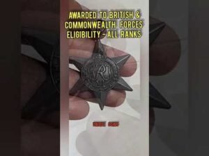 The Burma Star , 2nd World War (1939 1945 ), British Military Campaign Medal #shorts