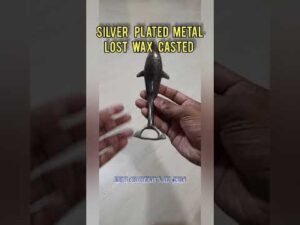 Dolphin Shaped Silver Plated Bottle Opener #shorts