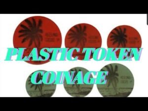 World First Plastic token coinage