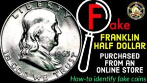 Fake Franklin Half Dollar purchased from an online store! How to detect fakes.
