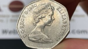 1980 United Kingdom 50 New Pence Coin • Values, Information, Mintage, History, and More