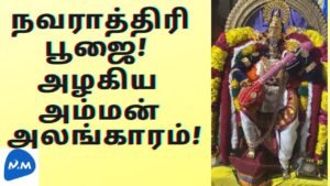 Navrathri Pooja 8th day | அம்மன் அலங்காரம் | Golu Pooja | Master Mano | MM | V246 #Shorts