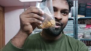 Checking some new Indian coins in stock