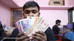 Venezuela Vertical Banknotes, Myanmar Money and World Coins