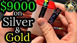 I spent $9000 on silver and gold! Be ready for a dip!