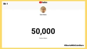 Sh 1: 50,000 Subscribers. Thank you….