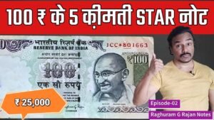 रघुराम जी राजन 100 RUPEES STAR NOTE VALUE | 500 ₹ से 25 हज़ार ₹ तक
