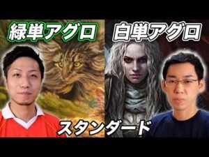 【MTGスタン対戦】新環境単色ビート対決!! 白単アグロvs緑単アグロ Standard:MonoW Aggro vs MonoG Aggro
