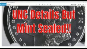 Unbelievable UNC Details 2021 D Morgan Sent Sealed In Mint Box!!
