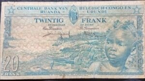 Belgian Congo Banknote #shorts