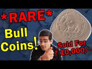 Sold for ₹10,000! half anna coin | rare indian coins | 1 anna coin value | bull coins @mianmithoo