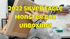 2022 Monster Box Silver Eagle Unboxing New Portsmouth Currency!!