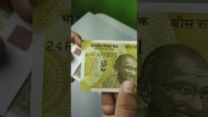 Indian new 20 rs note bundles #shorts #banknotes