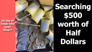 Coin Roll Hunting Silver Half Dollars