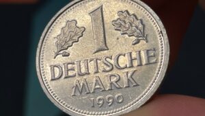 1990 germany 1 mark coin • values, information, mintage, history, and more