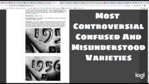 The most controversial misunderstood & confused varieties mint mark varieties