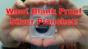Coolest Blank Proof Silver Planchet! Proof Isn’t A Grade – PF PR Means Proof