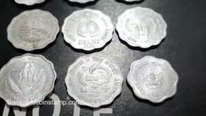 Rare 10 paisa commemorative coin from 1974 to 1982 in series (complete set) | india