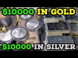 This is what $10000 in Gold and $10000 in Silver looks like right now!