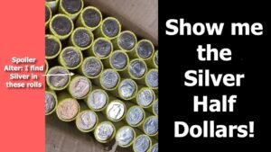 Spoiler Alert! I Find Silver Coin Roll Hunting this Box of Half Dollars