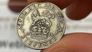 1918 United Kingdom 6 Pence Sixpence Coin • Values, Information, Mintage, History, and More