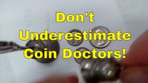 Yes people can damage coins like that! fake mule coins & opium dollars