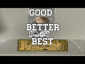 Good, better and Best copper, silver and gold stacking